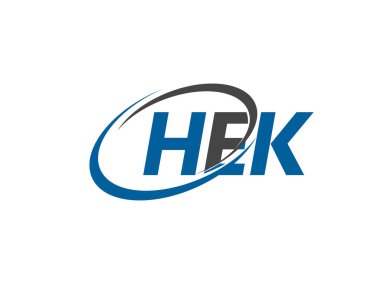 HEK harfi yaratıcı modern zarif logo tasarımı 