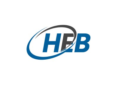 HEB harfi yaratıcı modern zarif logo tasarımı 