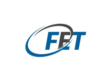 FET mektup yaratıcı modern zarif logo tasarımı 