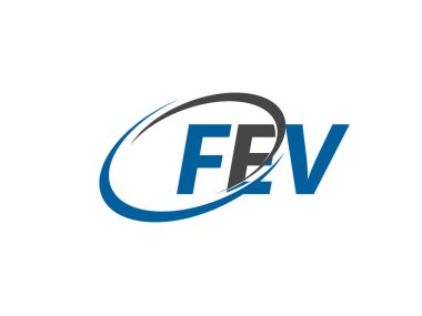 FEV harfi yaratıcı modern zarif logo tasarımı 