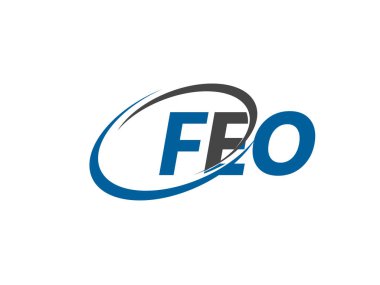 FEO mektubu modern zarif logo tasarımı 