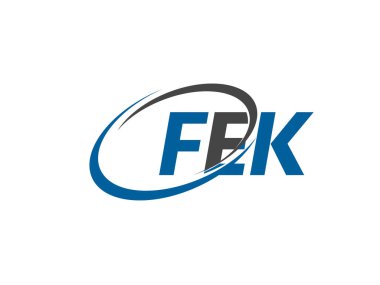FEK mektup yaratıcı modern zarif logo tasarımı 
