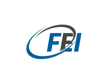 FEI mektup yaratıcı modern zarif logo tasarımı 