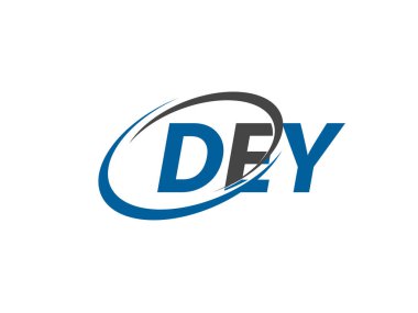 DEY mektup yaratıcı modern zarif logo tasarımı 