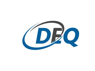 DEQ harfi yaratıcı modern zarif logo tasarımı 