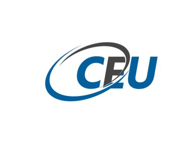 CEU mektup yaratıcı modern zarif logo tasarımı 