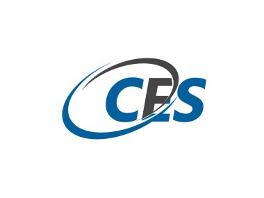 CES harfi yaratıcı modern zarif logo tasarımı 