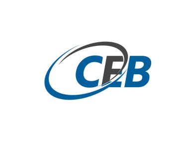 CEB harfi yaratıcı modern zarif logo tasarımı 