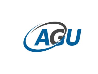 AGU logosu, tasarımı, vektör illüstrasyonu