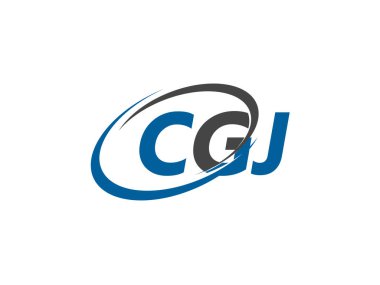 CGJ logosu, tasarım, vektör illüstrasyonu