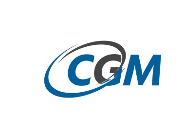 CGM logosu, tasarım, vektör illüstrasyonu