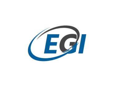 EGI logosu, tasarım, vektör illüstrasyonu