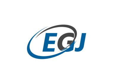 EGJ logosu, tasarım, vektör illüstrasyonu