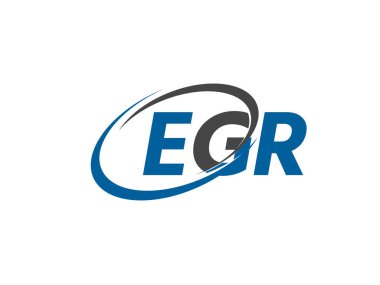 EGR logosu, tasarım, vektör illüstrasyonu