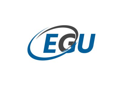 EGU logosu, tasarım, vektör illüstrasyonu