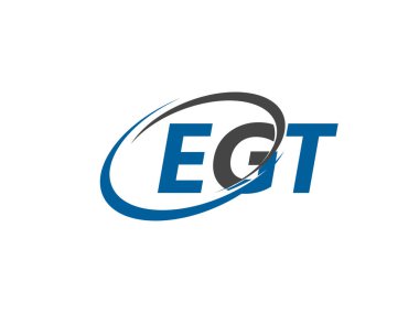 EGT logosu, tasarım, vektör illüstrasyonu