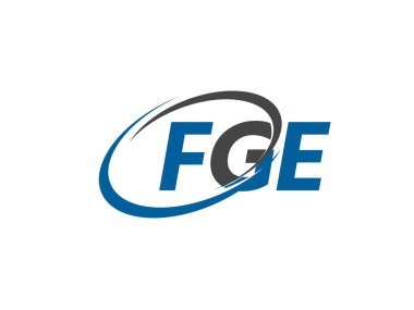 FGE logosu, tasarım, vektör illüstrasyonu