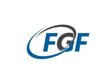 FGF logosu, tasarım, vektör illüstrasyonu