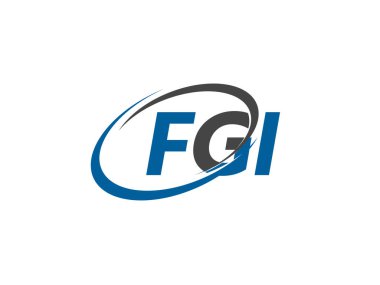 FGI logosu, tasarım, vektör illüstrasyonu