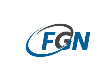 FGN logosu, tasarım, vektör illüstrasyonu