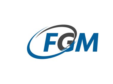 FGM logosu, tasarım, vektör illüstrasyonu