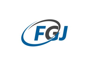 FGJ logosu, tasarım, vektör illüstrasyonu