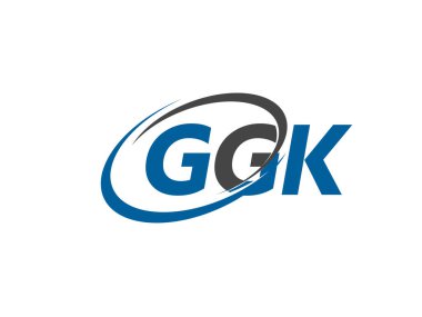 GGK logosu, tasarım, vektör illüstrasyonu