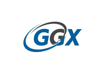 GGX logosu, tasarım, vektör illüstrasyonu