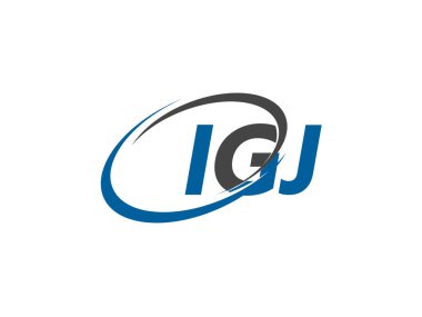 IGJ logosu, tasarım, vektör illüstrasyonu