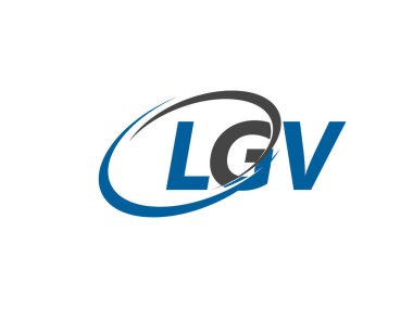 LGV logosu, tasarım, vektör illüstrasyonu