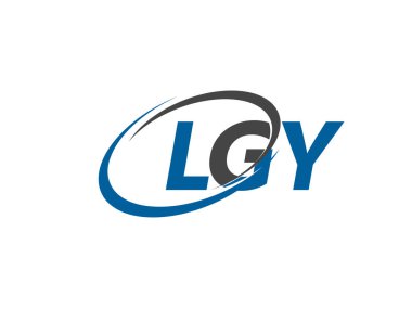 LGY logosu, tasarım, vektör illüstrasyonu