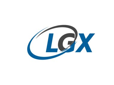 LGX logosu, tasarım, vektör illüstrasyonu