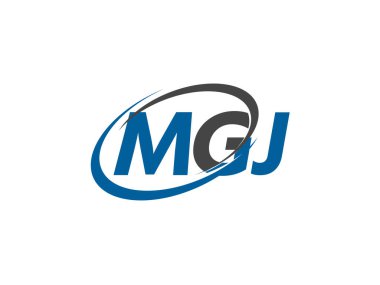 MGJ logosu, tasarım, vektör illüstrasyonu