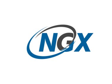 NGX logosu, tasarım, vektör illüstrasyonu