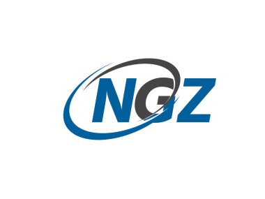 NGZ logosu, tasarım, vektör illüstrasyonu