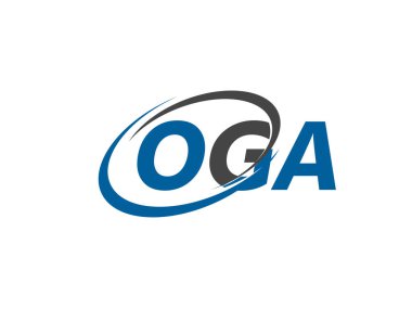 OGA logosu, tasarım, vektör illüstrasyonu