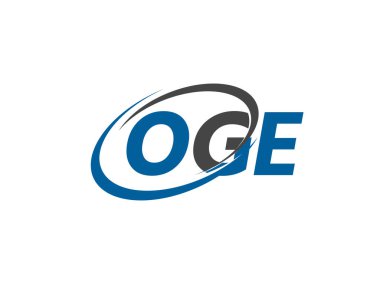 OGE logosu, tasarım, vektör illüstrasyonu
