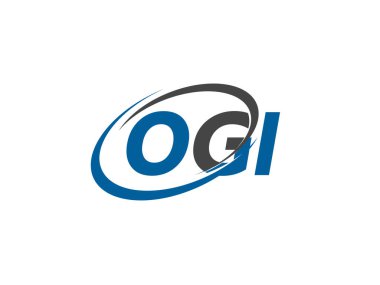 OGI logosu, tasarım, vektör illüstrasyonu