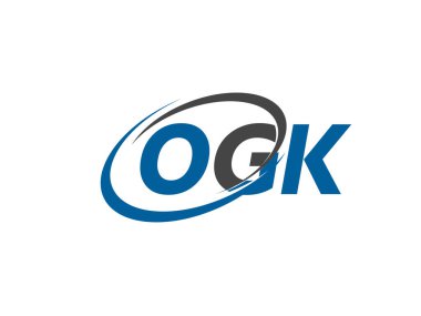 OGK logosu, tasarım, vektör illüstrasyonu