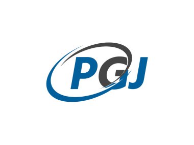 PGJ logosu, tasarım, vektör illüstrasyonu