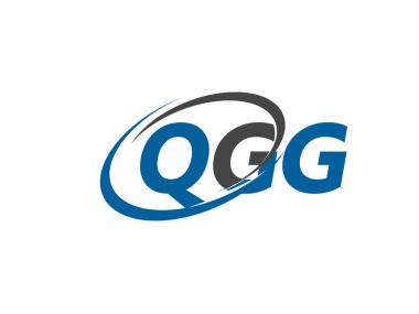 QGG logosu, tasarım, vektör illüstrasyonu