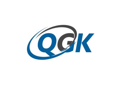QGK logosu, tasarım, vektör illüstrasyonu