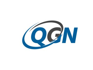 QGN logosu, tasarım, vektör illüstrasyonu
