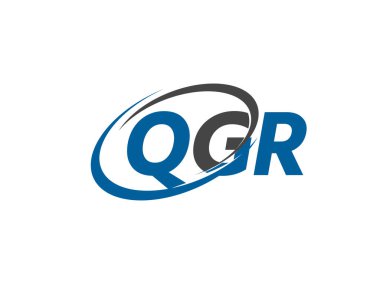 QGR logosu, tasarım, vektör illüstrasyonu