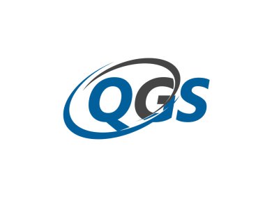 QGS logosu, tasarım, vektör illüstrasyonu