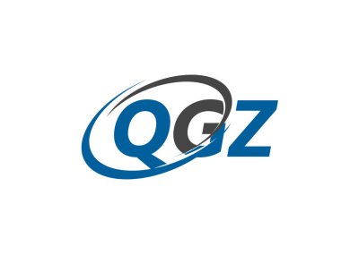 QGZ logosu, tasarım, vektör illüstrasyonu
