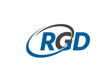 RGD logosu, tasarım, vektör illüstrasyonu