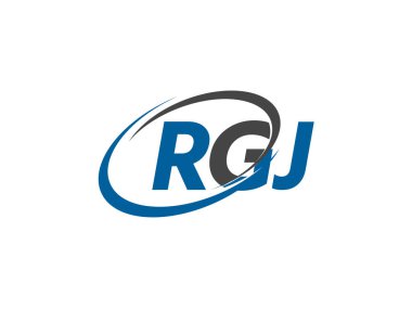 RGJ harfi yaratıcı modern zarif logo tasarımı 