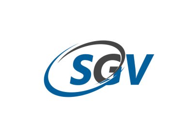 SGV harfi yaratıcı modern zarif logo tasarımı 