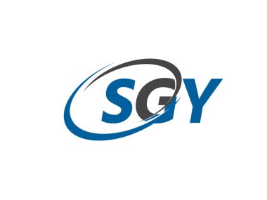 SGY harfi yaratıcı modern zarif logo tasarımı 